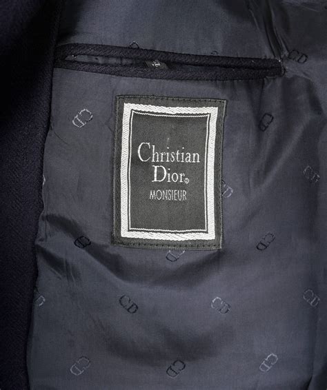 christian dior trench coat monsieur|Christian Dior long wool overcoat.